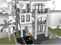 Model thiết kế bản vẽ nội thất nhà biệt thự 3 tầng