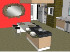 Model thiết kế nội thất phòng bếp kiểu mới 2023
