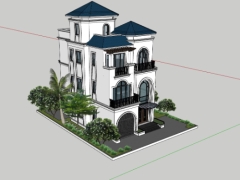 Model villa 3 tầng 8.5x11.5m