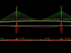 Một số bản vễ thiết kế bằng Autocad về cầu Bãi Cháy