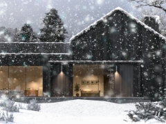 Ngôi nhà mùa đông model 3d su việt nam