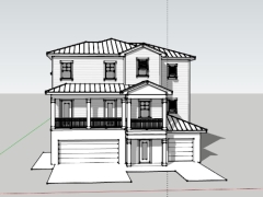 Nhà biệt thự 2 tầng 14x15m dựng model su việt nam