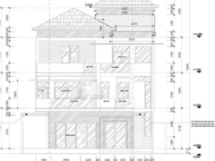 Nhà biệt thự 3 tầng 15x25m bản vẽ