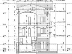 Nhà biệt thự 3 tầng model cad