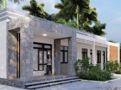 Nhà cấp 4 .skp đẹp