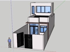 Nhà dân 2 tầng 5.2x17m