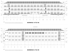 Nhà lớp học 3 tầng thcs(10.4x66.5m), File autocad phần kiến trúc, thiết kế đúng tiêu chuẩn , quy chuẩn hiện hành.