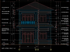 Nhà mái nhật 2 tầng 7.8x16.2m