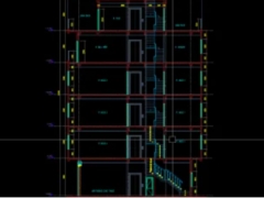Nhà ở 5 tầng 5×11.6m có thang máy móc kt-kc-dt