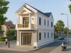 Nhà Ống Mái Thái 5x24m 2 Tầng