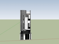 Nhà phố 3 tầng 5x20m phong cách