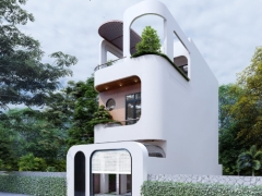 Nhà phố 3 tầng su mới