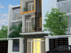 Nhà phố 4 tầng diện tích 5x17.5m  gồm