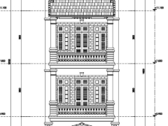 Nhà phố 4 tầng tân cổ điển