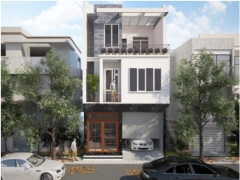 Nhà phố nền đôi 3 tầng 10x11m