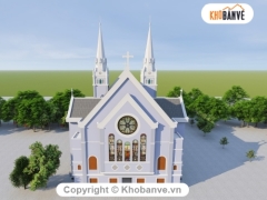 Nhà thờ thiên chúa giáo Sketchup