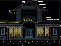 Nhà văn hóa núi thành - quảng nam  bản vẽ cad