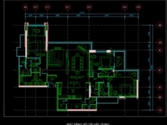 Nội thất penhouse  bản vẽ cad