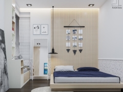 Nội thất phòng ngủ hiện đại thể hiện bằng ( Su 2019 + vray 4.2)