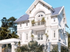 Phối cảnh mẫu biệt thự 3 tầng model su