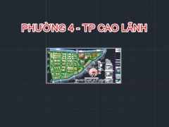 Quy hoạch chi tiết xây dựng phường 4 TP Cao Lãnh