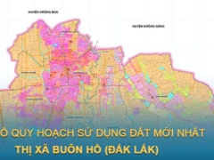 Quy hoạch sử dụng đất buôn hồ tỉnh đắk nông đến năm 2030