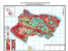 Quy hoạch sử dụng đất Lấp Vò Đồng Tháp  tầm nhìn 2030