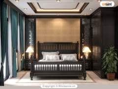 Sketchup model thiết kế nội thất - Full setting + ánh sáng + vật liệu