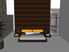 Sketchup nội thất phòng ngủ dựng model sketchup việt nam 2020
