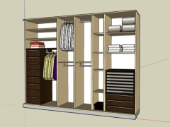 Sketchup thiết kế tủ quần áo thiết kế file sketchup