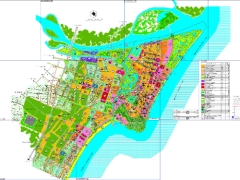 Sơ đồ quy hoạch và sử dụng đất phân khu chức năng thị xã Sầm Sơn