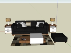 Tải dựng model .skp bàn ghế phòng khách 2022