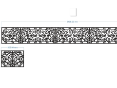 Tải thiết kế cnc lan can 2 kích thước thiết kế