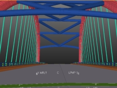 Cầu Cổ Cò mô hình Telka,Telka Cầu Vòm,tekla cầu cổ cò,cầu vòm cổ cò tekla