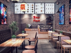 Thiết kế 3Dsu cửa hàng Bao Fam