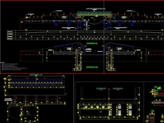 Thiết kế bản vẽ CAD tổng hợp cầu Giao thông bê thông tải trọng H13 - L = 15m kèm dự toán