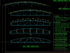 Thiết kế bể nước nổi 7×25.2m có mái che bằng thép