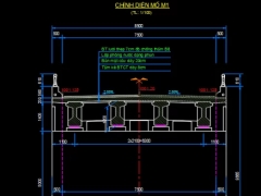 Thiết kế cầu dầm i dul căng sau l=20m b=8.5m