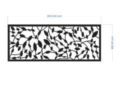 Thiết kế cnc giếng trời lá dxf