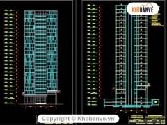 Thiết kế công trình các loại tòa chung cư cao tầng (5.12.18.29.26....tầng)