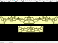 Thiết kế dạ triện bàn thờ mới, xen quả đào