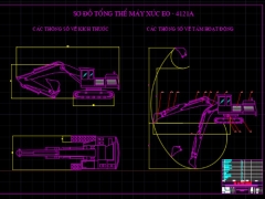 Thiết kế hệ thống truyền động thủy lực trên máy xúc một gàu vạn năng eo - 4121a (file cad+thuyết minh)