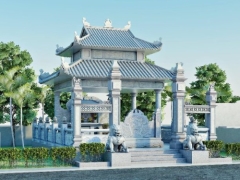 Thiết kế lăng mộ .skp