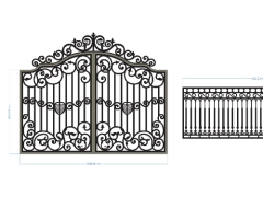 Thiết kế mẫu Cổng và hàng rào cnc mới nhất