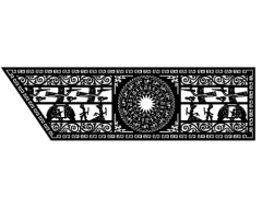 Thiết kế mẫu vách cầu thang trống đồng