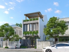 Thiết kế nhà 3 tầng cực đẹp .skp