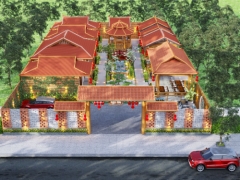 Thiết kế nhà hàng 20x37m