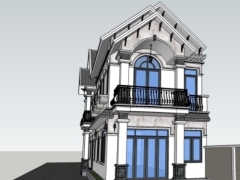 Thiết kế nhà mái thái 2 tầng 5.8x18m