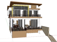 Thiết kế nhà ở 2 tầng model su kiểu mới nhất