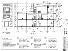 Thiết kế nhà phố 3 tầng 3.8x20m